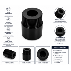 Cabeça de bater dupla p haste 1 e revestimento 212 Cabeça de Bater Dupla para Haste 1" e Revestimento 2.1/2"