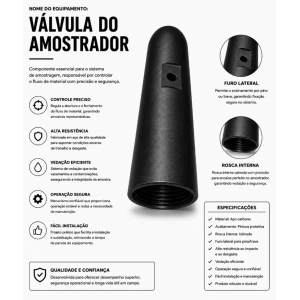 Válvula do Amostrador